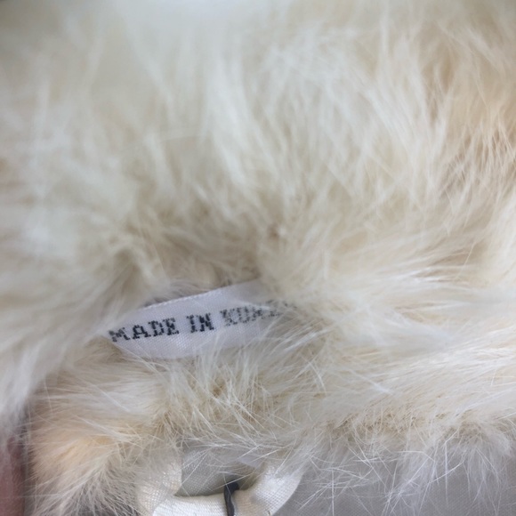 White Rabbit Fur Coat - Picture 2 of 4